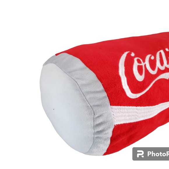 Coca-Cola Classic Red Soda Can 16 Inch Plush Polyester Throw Pillow Novelty Tag - Picture 3 of 5